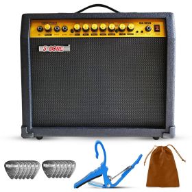 5 Core Guitar Amp 80 Watt Electric Amplifier w Built in 10" Speaker Portable Mini Practice Amps