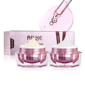 AILKE Face Cream With Hyaluron Scars Whitening Moisturizing Lifting Anti-aging Women Sleeping Dry Korean Bleaching Skin Care (Color: Day and Night Cream)